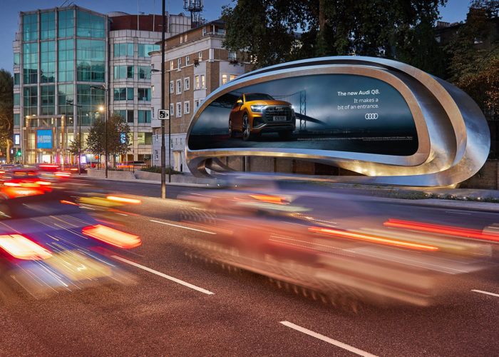 A Londra arriva l’advertising di ultima generazione firmato Zaha Hadid Design