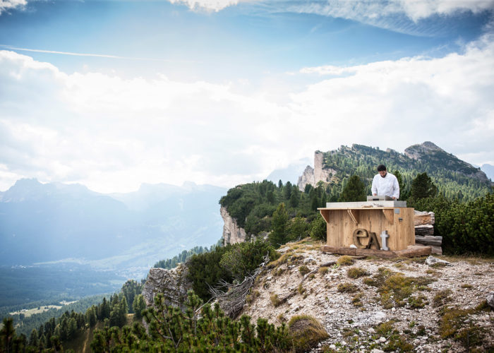 L’agricucina delle Dolomiti interpretata dallo chef Riccardo Gaspari