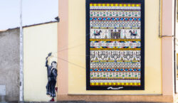 San Gavino, the town in which Sardinian muralism encounters street…