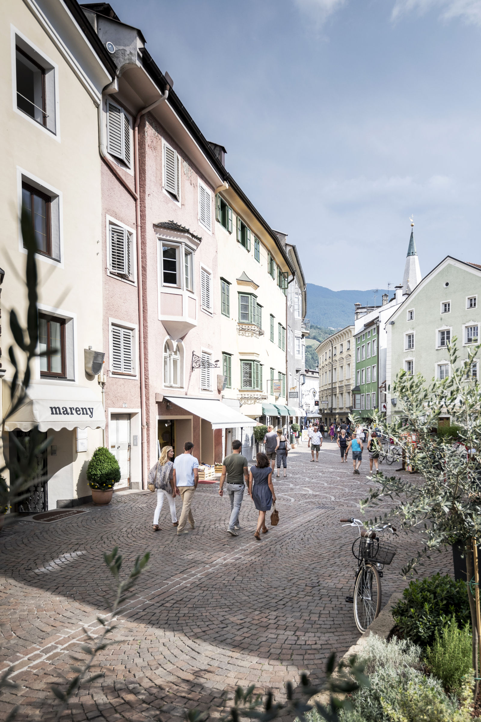 Via Mercato Vecchio, Bressanone ©Alex Filz. Cortesia IDM Alto Adige